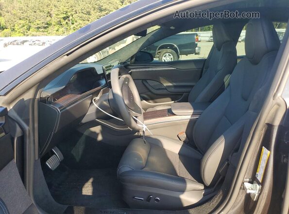 5YJSA1E57TF557140 2026 TESLA MODEL Black Вид салону спереду