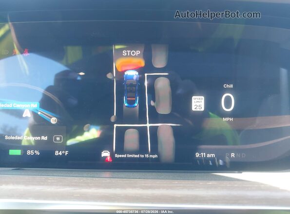 5YJSA1E58MF428471 2021 TESLA MODEL S Синий 