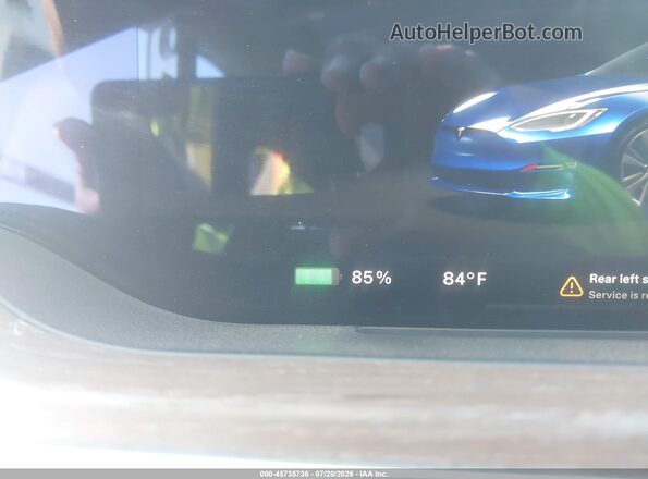 5YJSA1E58MF428471 2021 TESLA MODEL S Синий 
