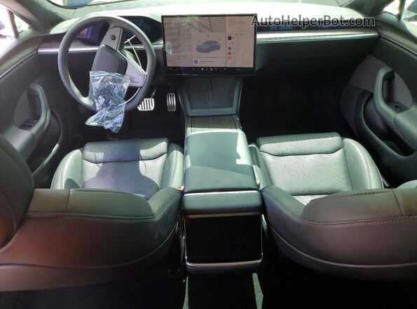 5YJSA1E58NF488140 2022 TESLA MODEL Синий Вид панели приборов