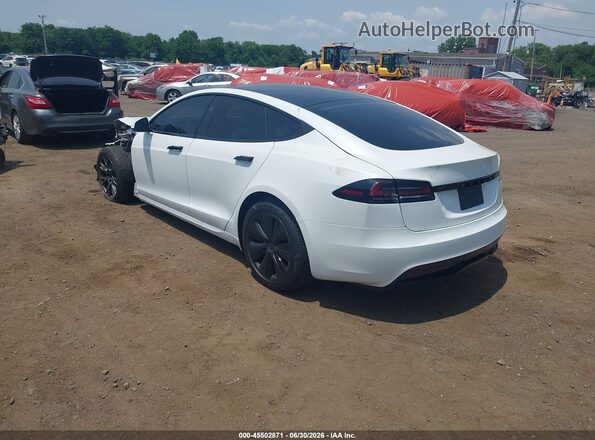 5YJSA1E58PF505618 2023 TESLA MODEL S White უკანა მარცხენა