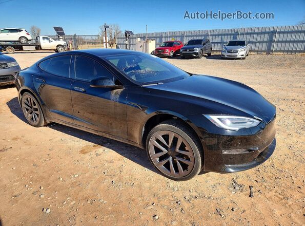 5YJSA1E59NF469435 2022 TESLA MODEL Black Front right