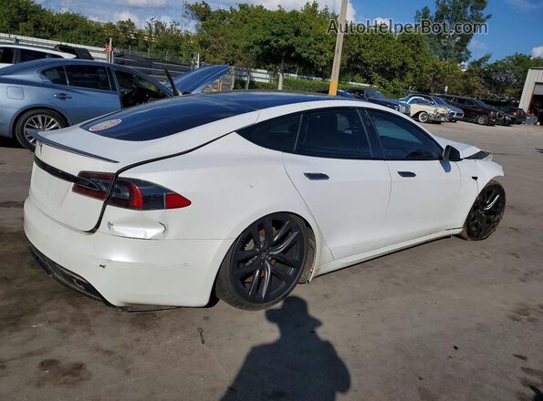 5YJSA1E60MF437237 2021 TESLA MODEL White Հետևի աջ
