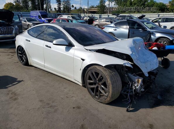 5YJSA1E60MF437237 2021 TESLA MODEL White Առջևի աջ