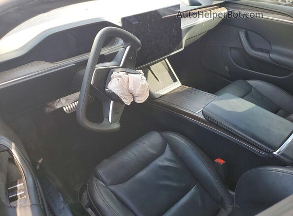 5YJSA1E60MF437237 2021 TESLA MODEL White Առջևի վահանակի տեսք