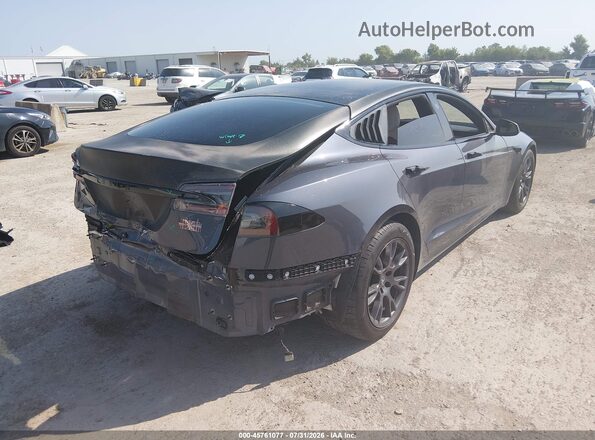5YJSA1E60NF463063 2022 TESLA MODEL S Gray Trasero derecho