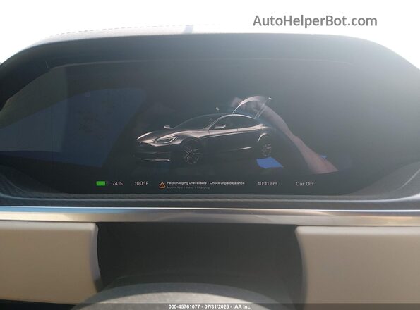 5YJSA1E60NF463063 2022 TESLA MODEL S Gray Vista de los asientos traseros