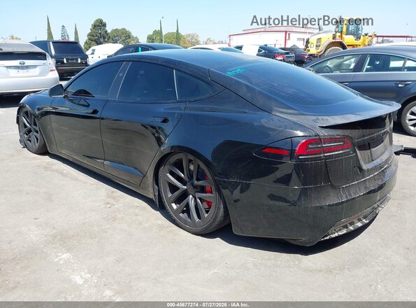 5YJSA1E60PF530859 2023 TESLA MODEL S Черный Задняя левая четверть