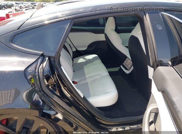 5YJSA1E60PF530859 2023 TESLA MODEL S Черный Вид наклейки с VIN-кодом