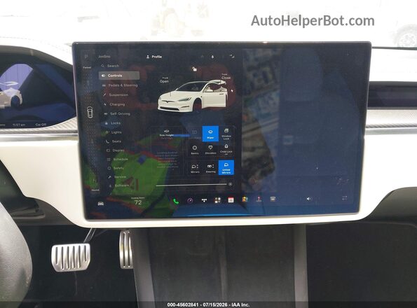 5YJSA1E61MF452586 2021 TESLA MODEL S White 
