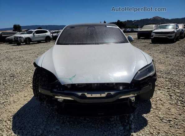 5YJSA1E63NF484019 2022 TESLA MODEL White Vista frontal