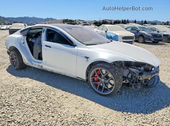 5YJSA1E63NF484019 2022 TESLA MODEL White Delantero derecho