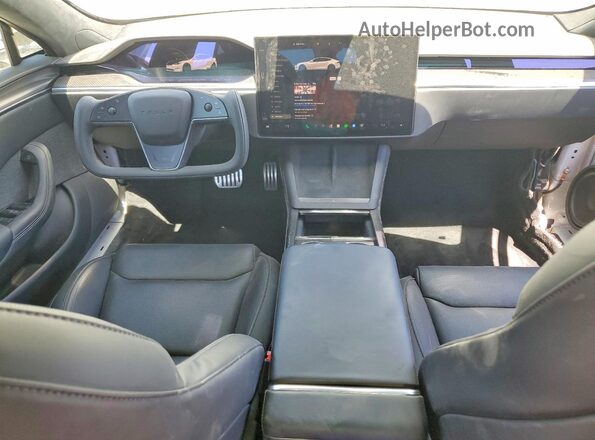 5YJSA1E63NF484019 2022 TESLA MODEL White Vista del salpicadero