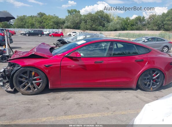 5YJSA1E63PF524831 2023 TESLA MODEL S Red Vista interior de 360 grados