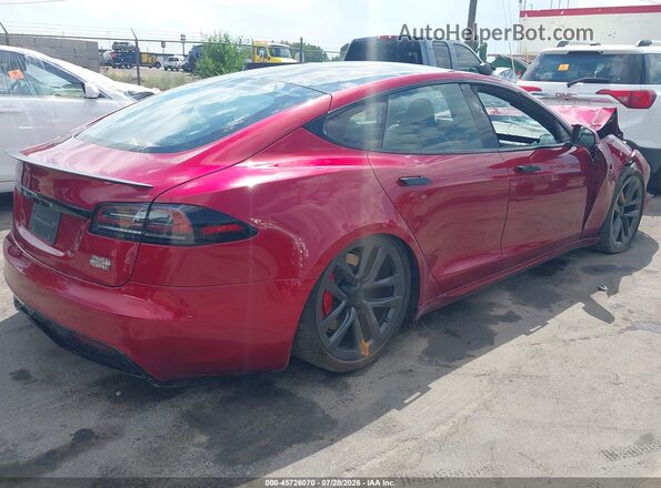 5YJSA1E63PF524831 2023 TESLA MODEL S Red Trasero derecho