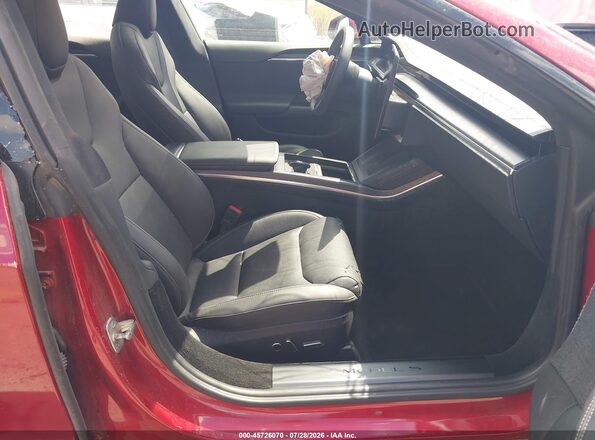 5YJSA1E63PF524831 2023 TESLA MODEL S Red Vista interior delantera
