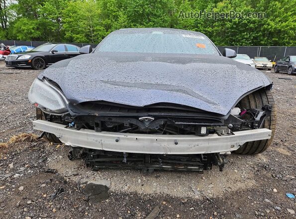 5YJSA1E65MF447066 2021 TESLA MODEL Gray წინა ხედი