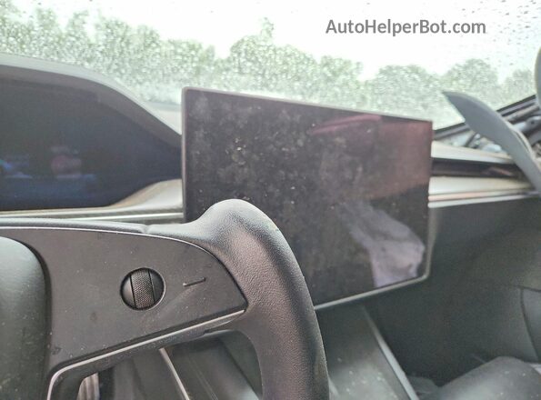 5YJSA1E65MF447066 2021 TESLA MODEL Gray ხელსაწყოთა პანელის ხედი