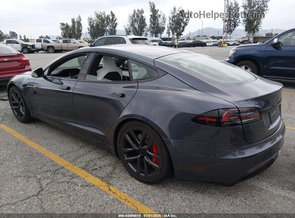 5YJSA1E66PF522037 2023 TESLA MODEL S Серый Задняя левая четверть