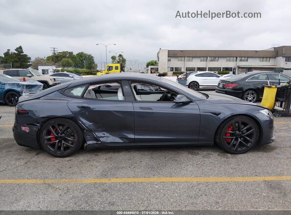 5YJSA1E66PF522037 2023 TESLA MODEL S Серый Панорамный вид салона 360°