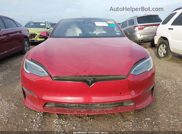 5YJSA1E67NF462623 2022 TESLA MODEL S Красный 