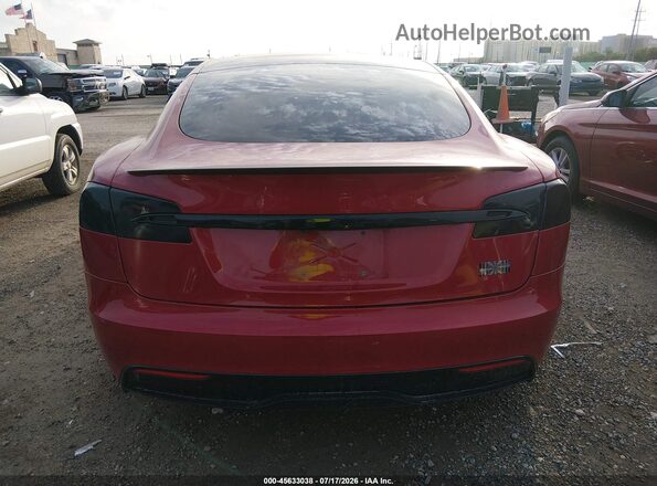 5YJSA1E67NF462623 2022 TESLA MODEL S Красный 
