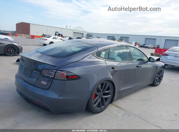 5YJSA1E69PF504261 2023 TESLA MODEL S Белый Задняя правая четверть