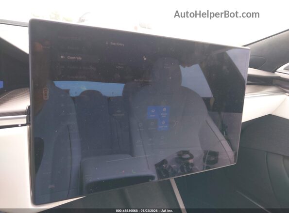 5YJSA1E69PF504261 2023 TESLA MODEL S Белый Вид задних сидений