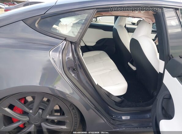 5YJSA1E69PF504261 2023 TESLA MODEL S Белый Вид наклейки с VIN-кодом