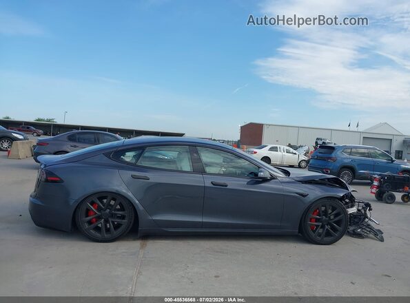 5YJSA1E69PF504261 2023 TESLA MODEL S Белый Вид задней части салона