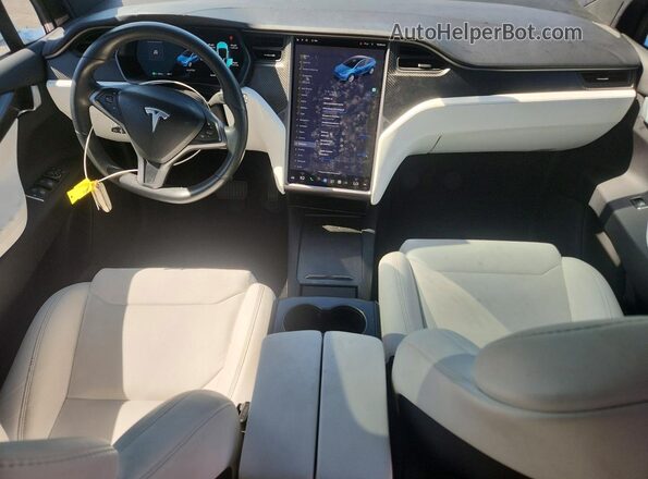 5YJXCAE20JF124276 2018 TESLA MODEL White Vista del salpicadero