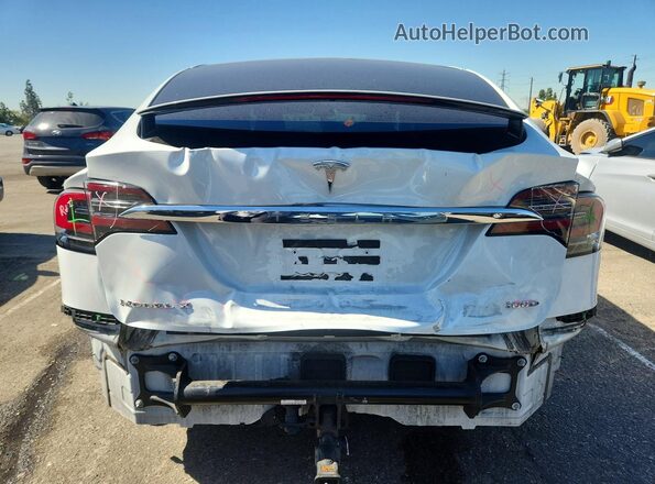 5YJXCAE20JF124276 2018 TESLA MODEL White Vista trasera