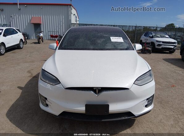 5YJXCAE22LF262324 2020 TESLA MODEL X White Սարքավորումների վահանակի տեսք