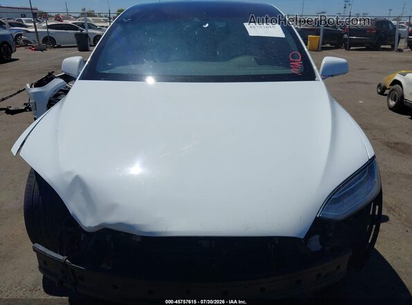 5YJXCAE25GF020214 2016 TESLA MODEL X White ხელსაწყოთა პანელის ხედი