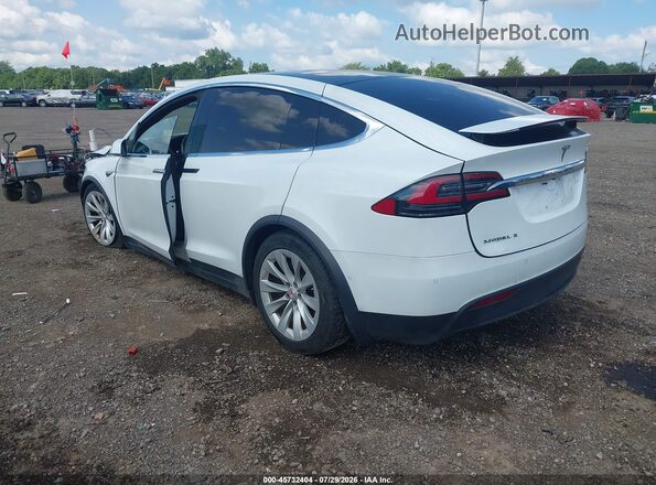 5YJXCAE25GF020357 2016 TESLA MODEL X White Tył lewy