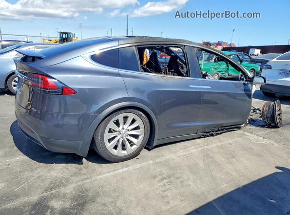 5YJXCAE26JF087993 2018 TESLA MODEL Серый Задняя правая четверть