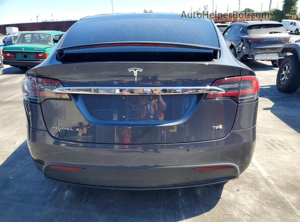 5YJXCAE26JF087993 2018 TESLA MODEL Серый Вид сзади