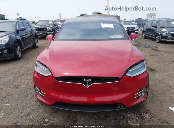 5YJXCBE21GF006123 2016 TESLA MODEL X Красный Вид панели приборов