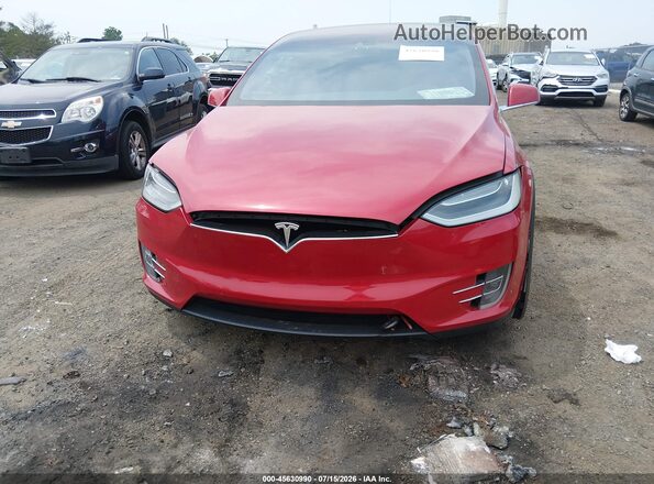 5YJXCBE21GF006123 2016 TESLA MODEL X Красный Вид спереди