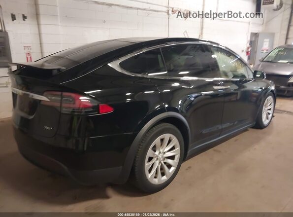 5YJXCBE21JF112787 2018 TESLA MODEL X Black Задня права чверть