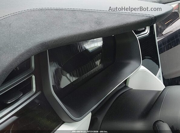 5YJXCBE22GF020242 2016 TESLA MODEL X Gray Vista interior trasera