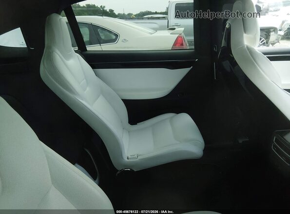 5YJXCBE22GF020242 2016 TESLA MODEL X Gray Vista de la etiqueta del VIN