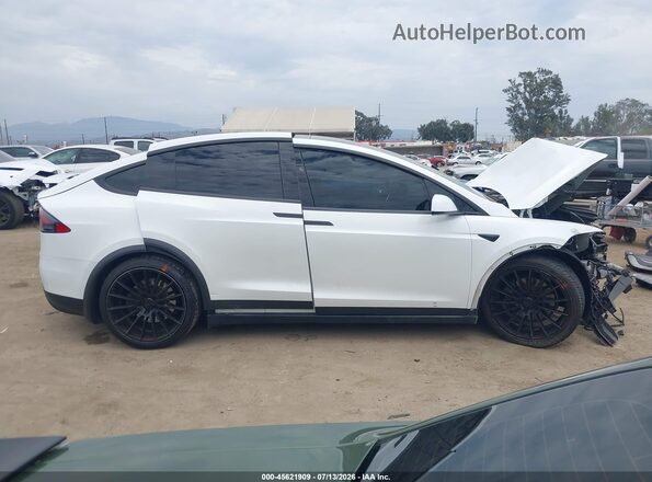 5YJXCBE22HF078191 2017 TESLA MODEL X White ხელსაწყოთა პანელის ხედი