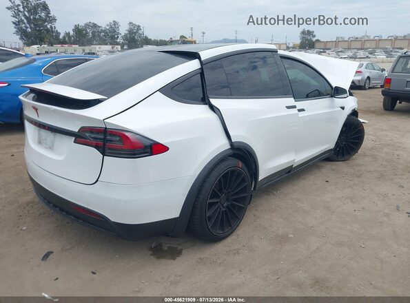 5YJXCBE22HF078191 2017 TESLA MODEL X White უკანა მარჯვენა