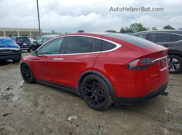 5YJXCBE23GF004759 2016 TESLA MODEL Red უკანა მარცხენა