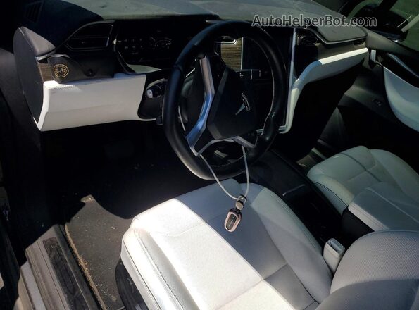 5YJXCBE24GF005502 2016 TESLA MODEL Gray Вид панелі приладів