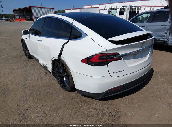 5YJXCBE24HF050280 2017 TESLA MODEL X White უკანა მარცხენა