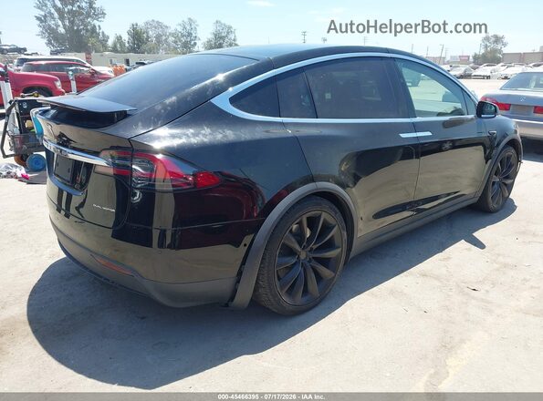 5YJXCBE26LF217991 2020 TESLA MODEL X Black უკანა მარჯვენა