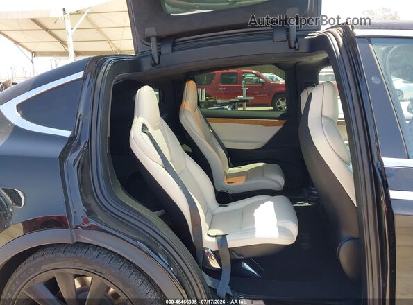 5YJXCBE26LF217991 2020 TESLA MODEL X Black VIN კოდის სტიკერის ხედი