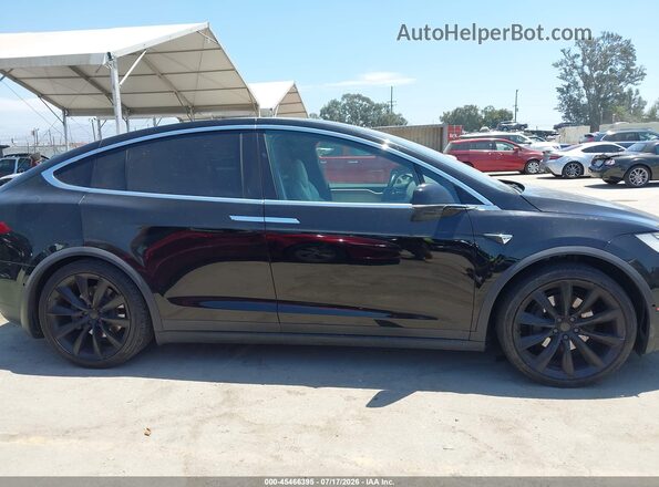 5YJXCBE26LF217991 2020 TESLA MODEL X Black უკანა სალონის ხედი